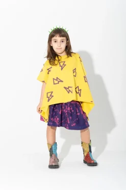 ALL OVER THUNDER PRINT FLAP T-SHIRT