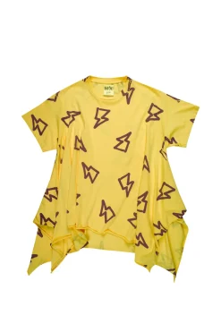 ALL OVER THUNDER PRINT FLAP T-SHIRT