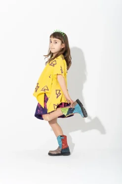 ALL OVER THUNDER PRINT FLAP T-SHIRT