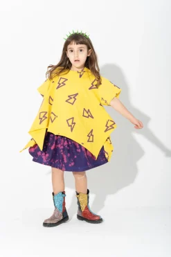 ALL OVER THUNDER PRINT FLAP T-SHIRT