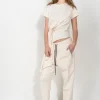 BEIGE FEATHER STRAPPY SANDAL