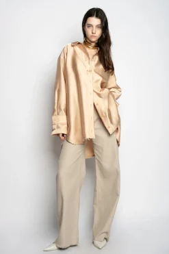 BEIGE OVERSHIRT