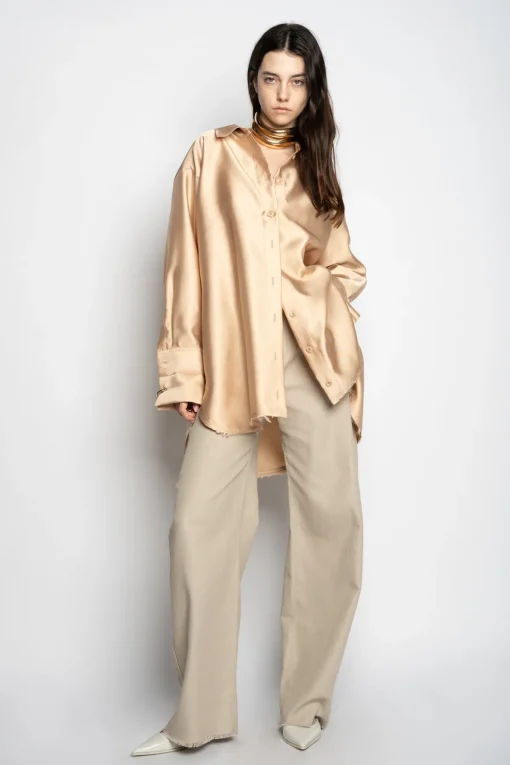 BEIGE OVERSHIRT