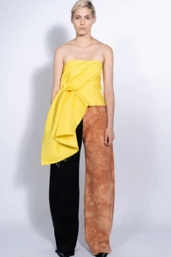 BLACK AND BROWN BOYFRIEND TROUSERS