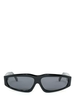 BLACK ANGULAR FRAME SUNGLASSES