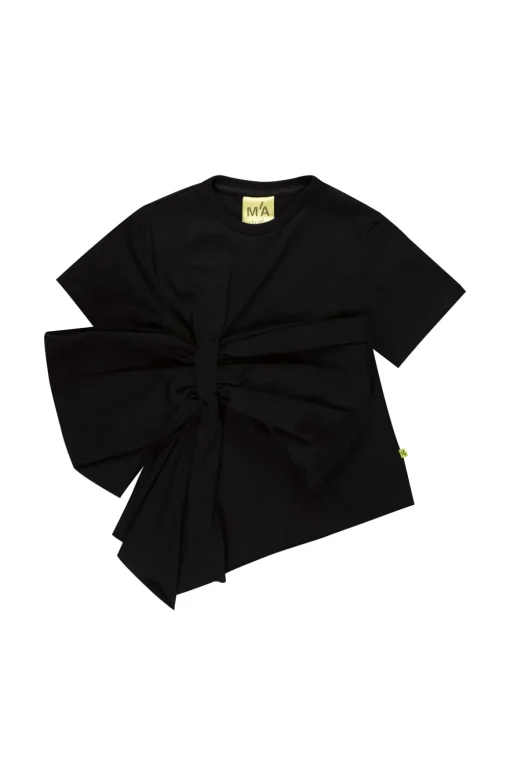 BLACK BOW T-SHIRT