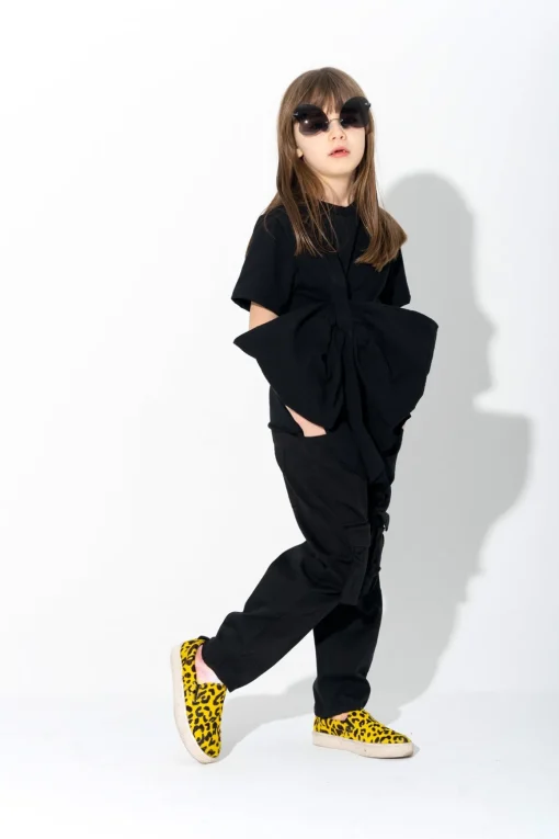 BLACK BOW T-SHIRT