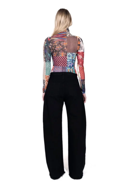 BLACK BOYFRIEND TROUSERS