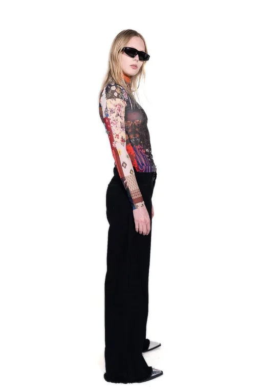 BLACK BOYFRIEND TROUSERS