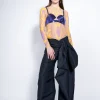 BLACK BOYFRIEND TROUSERS WITH BOW