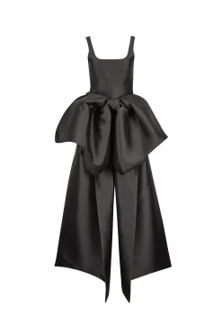 BLACK FRONT BOW TOP