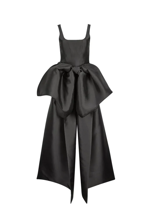 BLACK FRONT BOW TOP