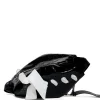 BLACK LEATHER BUM BAG
