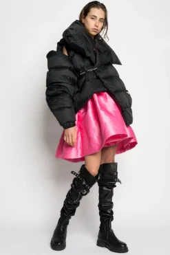 BLACK M'A PUFFER JACKET