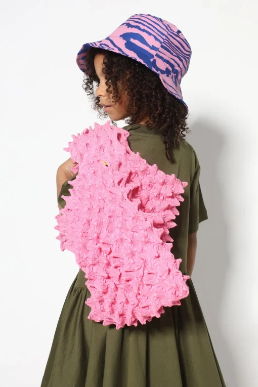 BLUE AND PINK BUCKET HAT