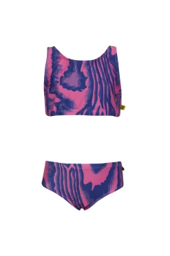 BLUE AND PINK SWIMWEAR BIKINI SET