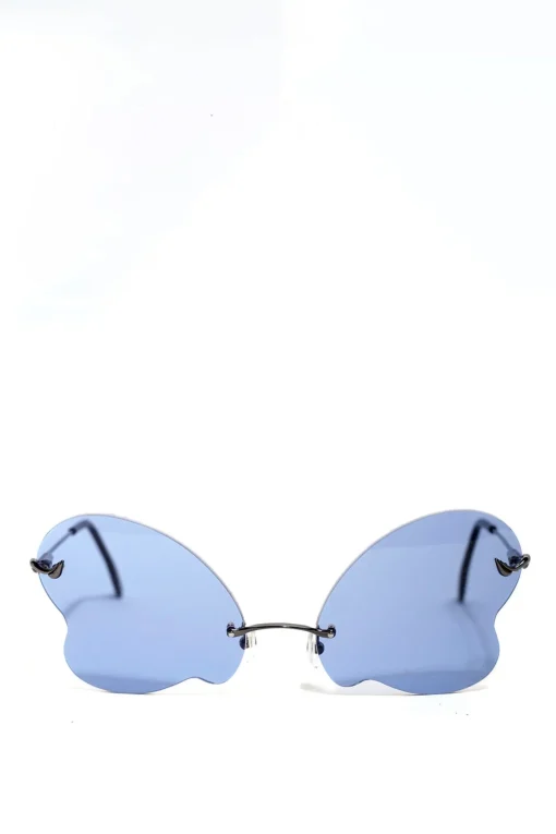 BLUE BUTTERFLY SUNGLASSES