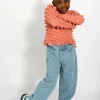BLUE DENIM BAGGY TROUSERS