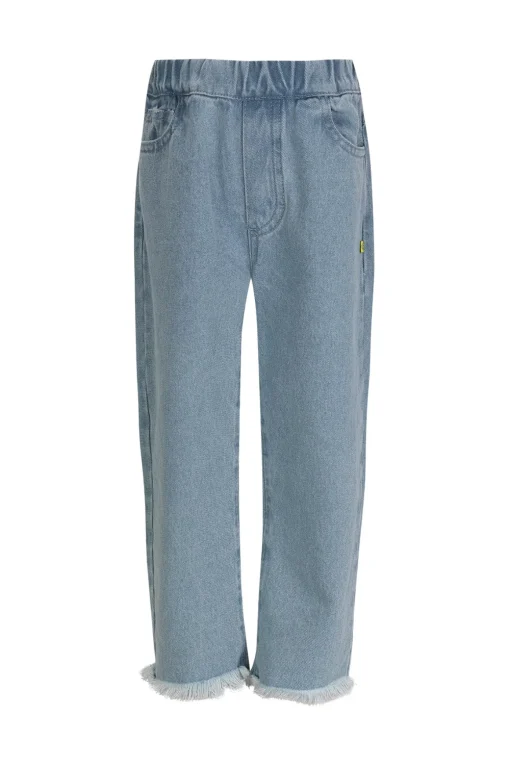 BLUE DENIM BAGGY TROUSERS