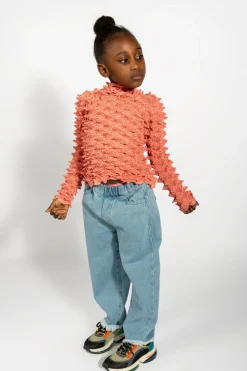 BLUE DENIM BAGGY TROUSERS