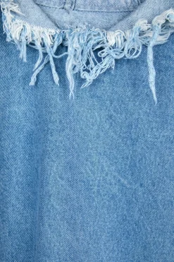 BLUE DENIM CLASSIC HOODIE