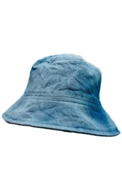 BLUE TIE DYE DENIM HAT