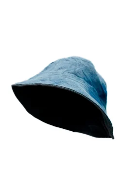 BLUE TIE DYE DENIM HAT