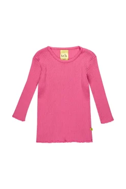 BRIGHT PINK MERINO KNIT JUMPER