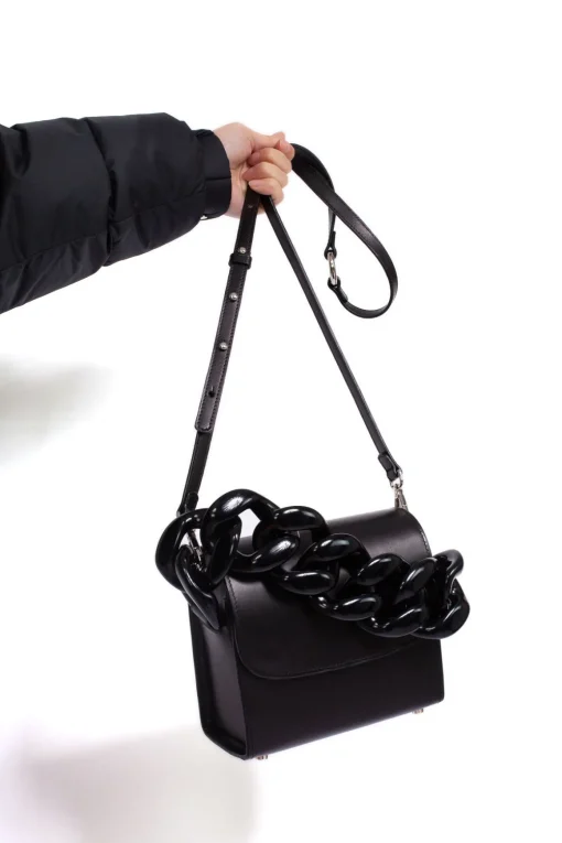 CLASSIC M'A BLACK CHAIN BAG