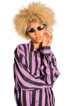 CLEAR ANGULAR FRAME SUNGLASSES