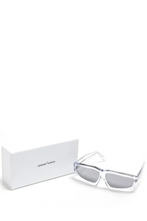 CLEAR ANGULAR FRAME SUNGLASSES