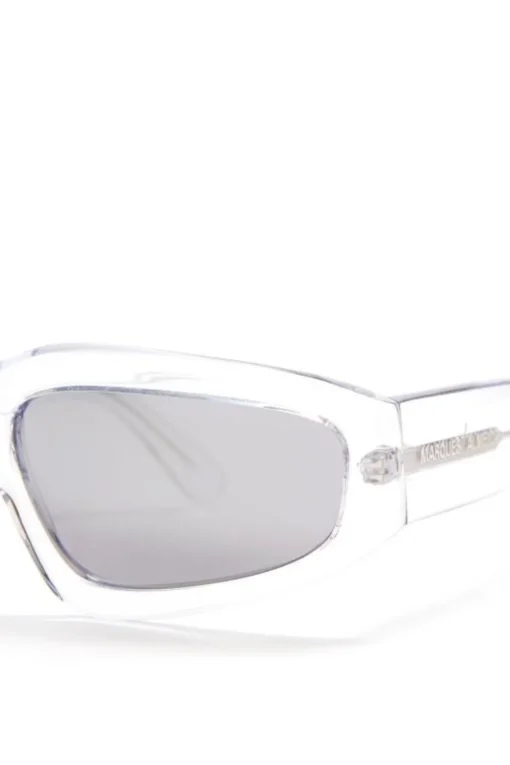 CLEAR ANGULAR FRAME SUNGLASSES
