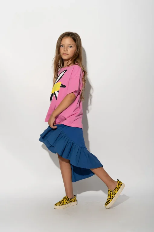 DAISY PRINT PINK T-SHIRT