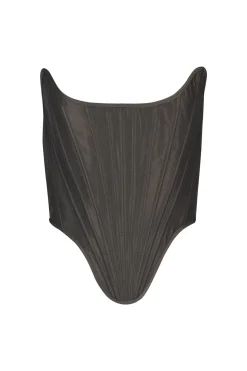 DARK BROWN SHAPED CORSET