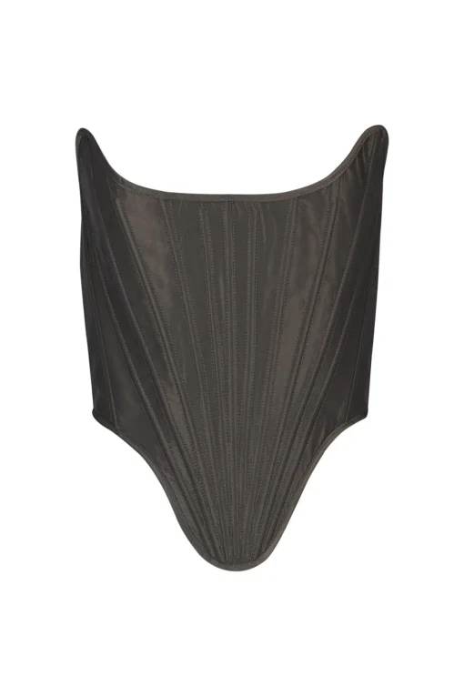 DARK BROWN SHAPED CORSET