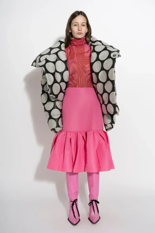 DOTS BROCADE M'A PUFFER JACKET