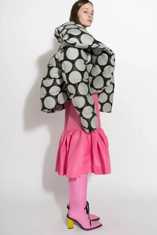 DOTS BROCADE M'A PUFFER JACKET