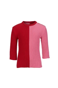 DUO COLOUR CREW NECK JUMPER