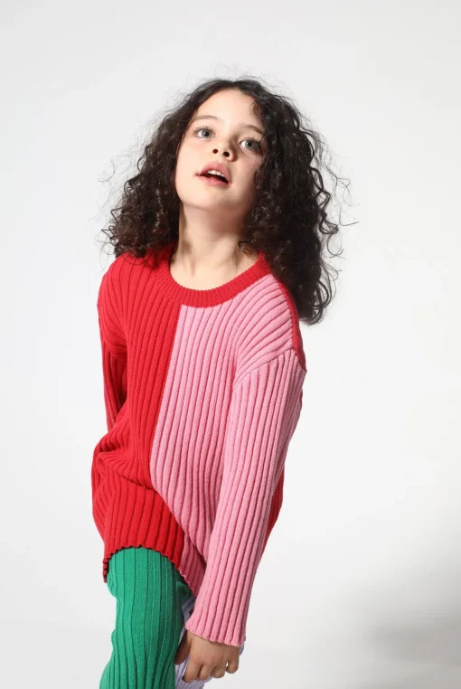 DUO COLOUR CREW NECK JUMPER