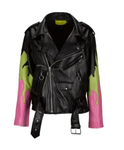 FLAMES BIKER JACKET