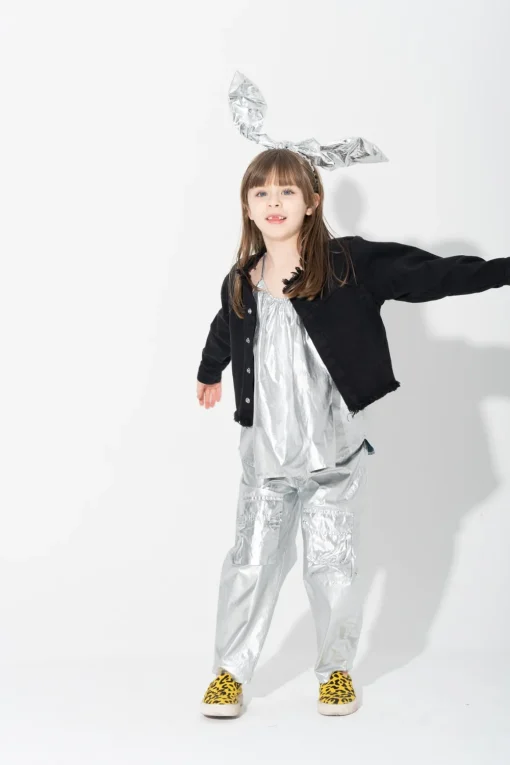 FOIL CARGO TROUSERS