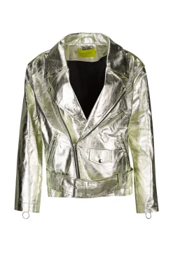 GOLD BIKER JACKET