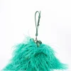 GREEN FEATHER BAG