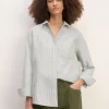 GREY PATCHWORK SHIRT
