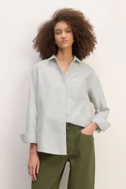 GREY PATCHWORK SHIRT
