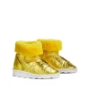 LEATHER BOOTS IN YELLOW