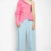 LIGHT BLUE BOYFRIEND TROUSERS