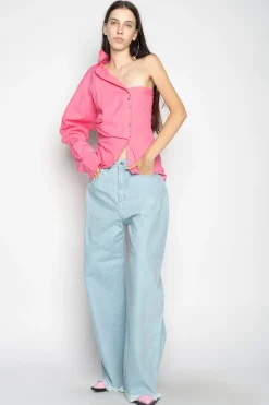 LIGHT BLUE BOYFRIEND TROUSERS