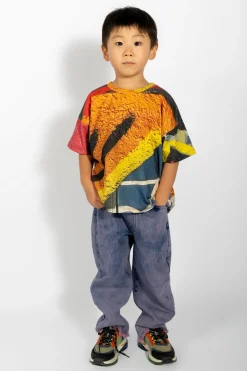 LILAC BAGGY JEANS