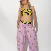 LILAC 3D GLASSES PRINT BALLOON TROUSERS